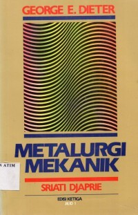 Image of Metalurgi Mekanik Jilid 1