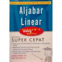 Aljabar Linear: Schaum's Easy Outlines